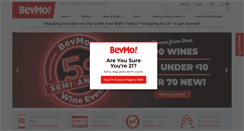 Desktop Screenshot of bevmo.com